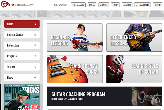 Guitar Tricks Best Online Guitar Lessons